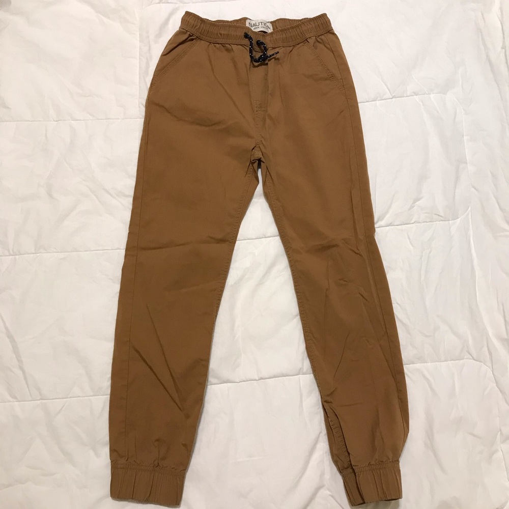 Náutica jogger  brown , elastic on the waist and bottom